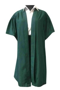 製造香港大學學前袍畢業袍 綠色長袍 畢業袍生產商DA259